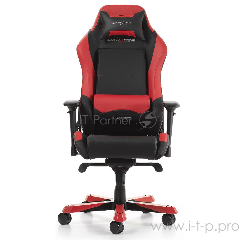 Компьютерное кресло игровое Iron series OH/IS11/NR цвет черный с красными вставками нагрузка 200 кг