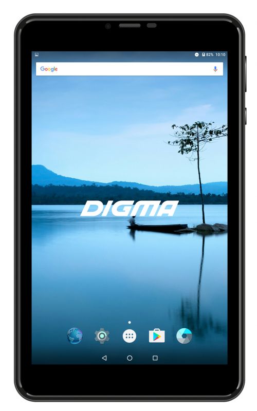 Планшет Digma Plane 8021N 4G MTK8735V (1.0) 4C/RAM1Gb/ROM16Gb 8 IPS 1280x800/3G/4G/Android 7.0/черн