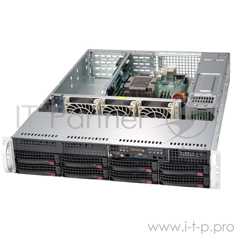 Supermicro SuperServer 2U 5029P-WTR noCPU(1)Scalable/TDP 70-205W/ no DIMM(6)/ SATARAID HDD(8)LFF/ 2x