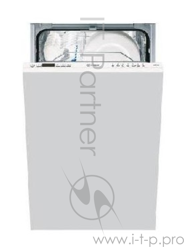 Посудомоечная машина встраиваемая ndesit DISR 14B EU узкая, белый