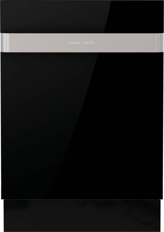 Посудомоечная машина встраиваемая Gorenje GV60ORAB полноразмерная, черный