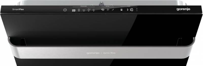 Посудомоечная машина встраиваемая Gorenje GV60ORAB полноразмерная, черный