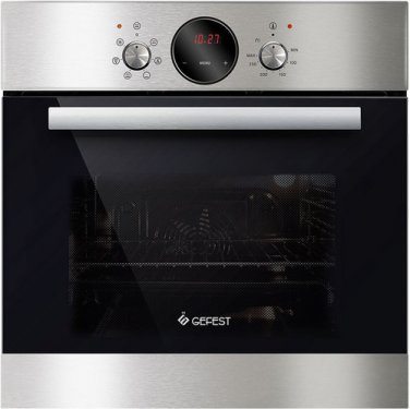 Духовой шкаф Электрический GEFEST ЭДВ ДА 602-02 РН7 черный/серебристый