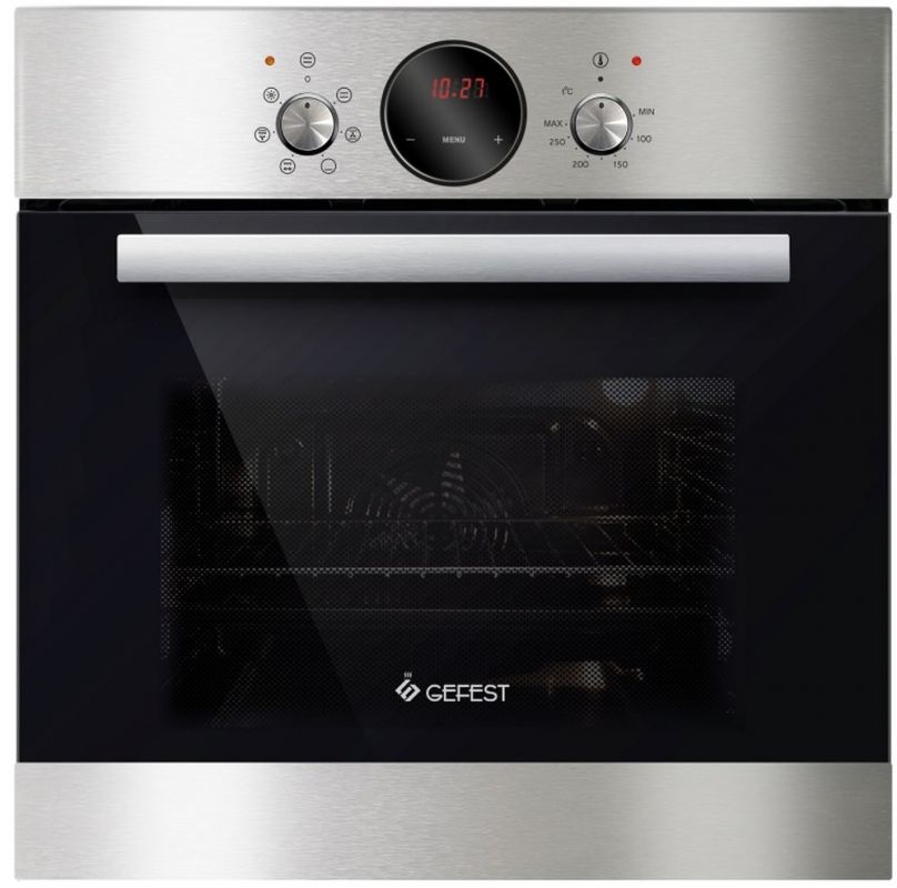 Духовой шкаф Электрический GEFEST ЭДВ ДА 602-02 РН7 черный/серебристый
