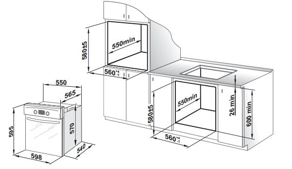 Духовой шкаф Электрический GEFEST ЭДВ ДА 602-02 А черный