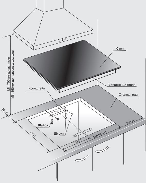 Варочная поверхность электрическая Gefest ЭС В СН 4231 K12 белый