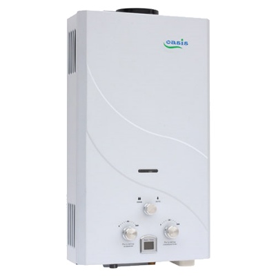Водонагреватель Oasis OR-12W 12 кВт. 6 л/мин. газовый проточный, белый