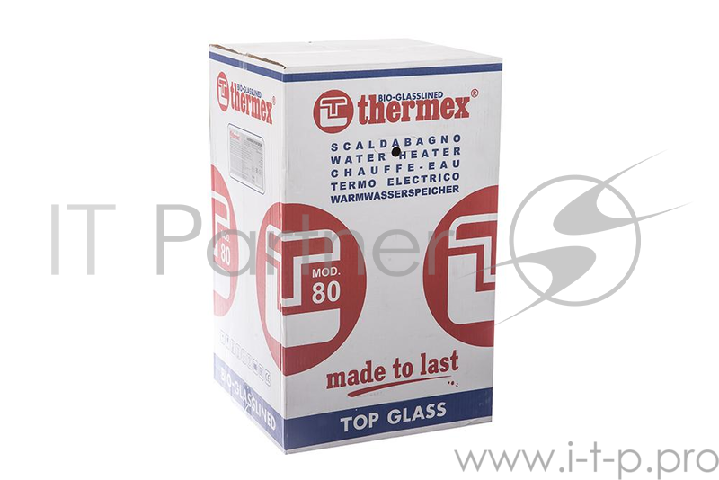 Водонагреватель Thermex Silverheat ERS 80 H 1.5кВт. 80 л. электрический накопительный, белый