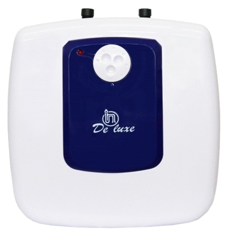 Водонагреватель DeLuxe DSZF15-LJ/10CE (под мойкой) 1.5 кВт. 10 л. электрический накопительный, белый/синий