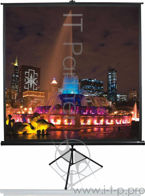 Экран на треноге Elite Screens 152x152см Tripod T85UWS1 1:1 напольный рулонный черный