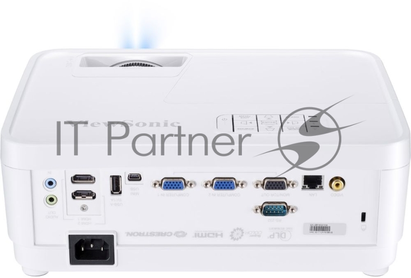 Проектор ViewSonic PS600W (DLP, WXGA 1280x800, 3500Lm, 22000:1, 2xHDMI, LAN, 1x10W speaker, 3D Ready