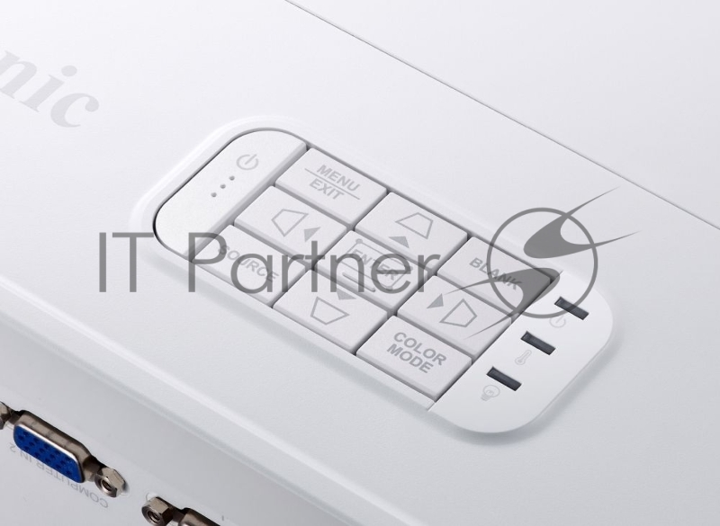 Проектор ViewSonic PS600W (DLP, WXGA 1280x800, 3500Lm, 22000:1, 2xHDMI, LAN, 1x10W speaker, 3D Ready