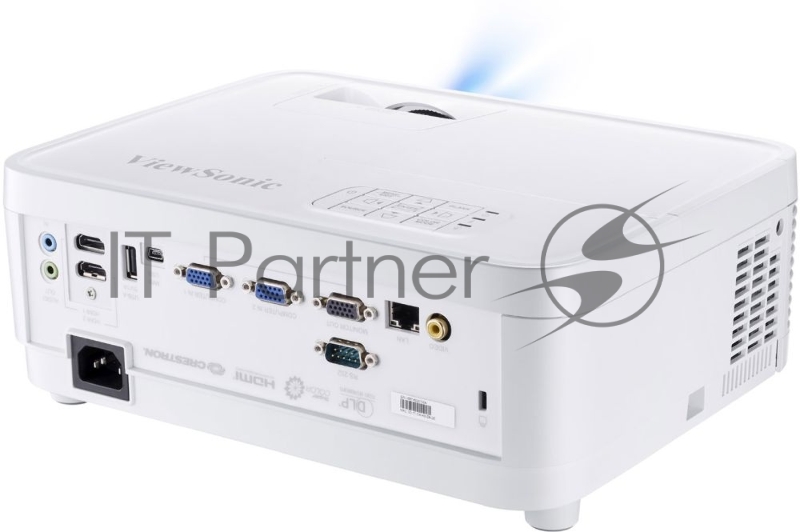 Проектор ViewSonic PS600W (DLP, WXGA 1280x800, 3500Lm, 22000:1, 2xHDMI, LAN, 1x10W speaker, 3D Ready