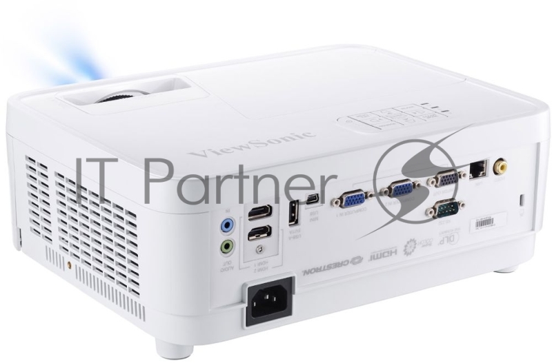 Проектор ViewSonic PS600W (DLP, WXGA 1280x800, 3500Lm, 22000:1, 2xHDMI, LAN, 1x10W speaker, 3D Ready