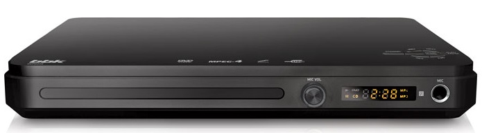 Плеер DVD BBK DVP033S темно-серый Караоке ПДУ