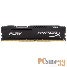 Модуль памяти 8ГБ DDR4 SDRAM Kingston HyperX FURY HX432C18FB2/8 (PC25600, 3200МГц, CL18)