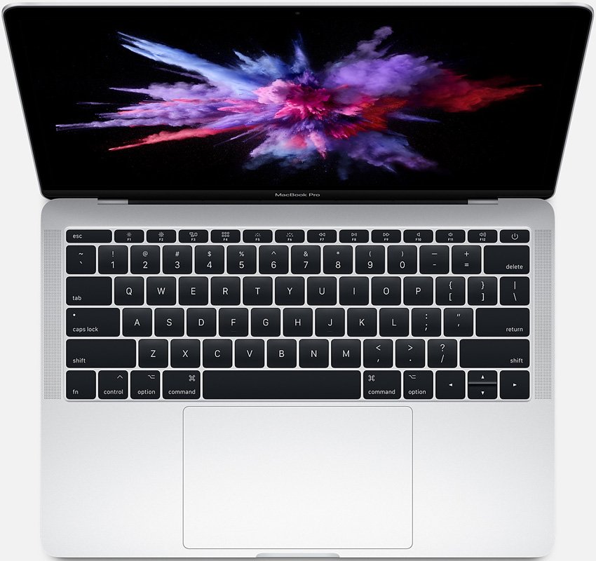 Ноутбук Apple MacBook Pro MPXR2RU/A Silver 13.3'' Retina {(2560x1600) i5 2.3GHz (TB 3.6GHz)/8GB/128GB SSD/Iris Plus Graphics 640} (Mid 2017)