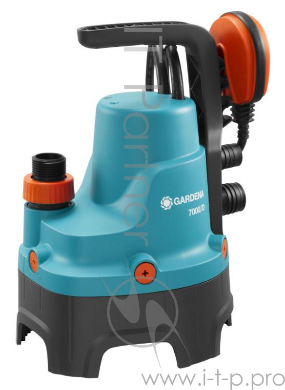 Садовый насос дренажный Gardena 7000/D 300Вт 7000л/час