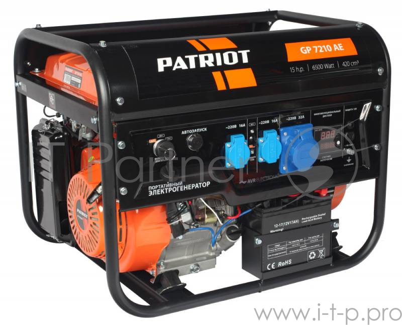 Генератор Patriot GP 7210AE 7кВт