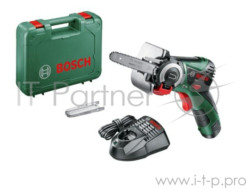 Цепная пила Bosch EasyCut 12 06033C9020, аккум. (Li-Ion 12В, 4100ход./мин.) + кейс