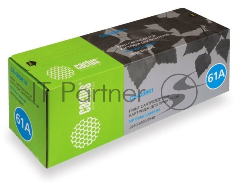 Тонер Картридж Cactus CS-Q3960AR черный (5000стр.) для HP LJ 2550/2550L/2550LN/2550N