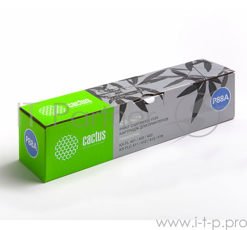 Тонер Картридж Cactus CS-P88A черный для Panasonic KX-FAT88A7/FL401/402/403/423 FLC411/412/413/418 (