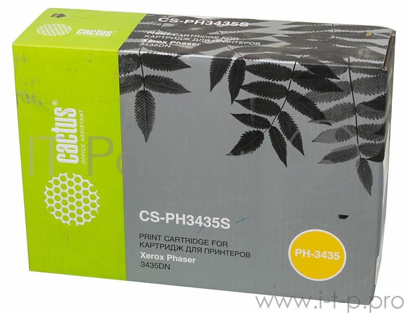 Тонер Картридж Cactus CS-PH3435S 106R01414 черный для Xerox Phaser 3435 (4000стр.)