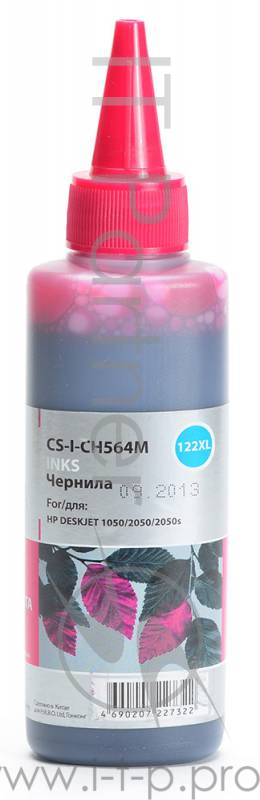 Чернила Cactus CS-I-CH564M пурпурный 100мл для HP DJ 1050/2050/2050s