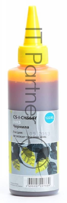 Чернила Cactus CS-I-CH564Y желтый 100мл для HP DJ 1050/2050/2050s