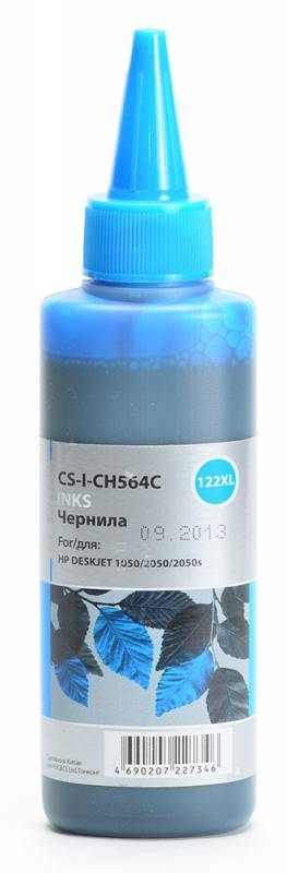 Чернила Cactus CS-I-CH564С голубой 100мл для HP DJ 1050/2050/2050s