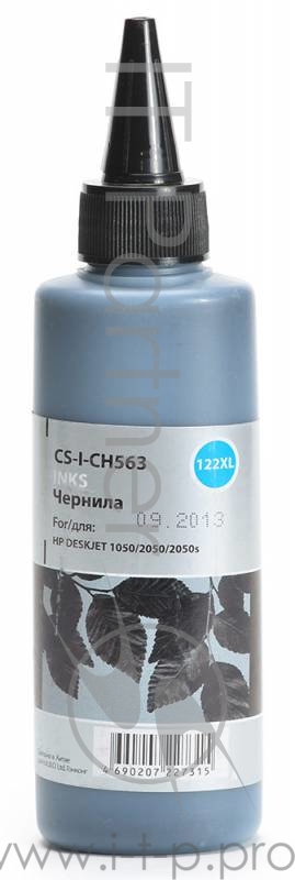 Чернила Cactus CS-I-CH563 черный 100мл для HP DJ 1050/2050/2050s