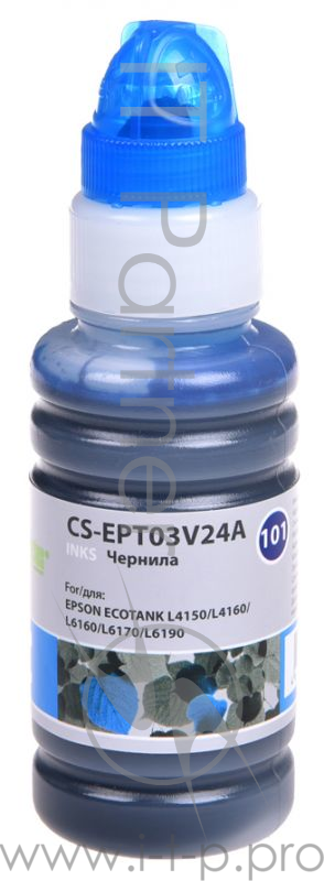 Чернила Cactus CS-EPT03V24A голубой70мл для Epson L4150/L4160/L6160/L6170
