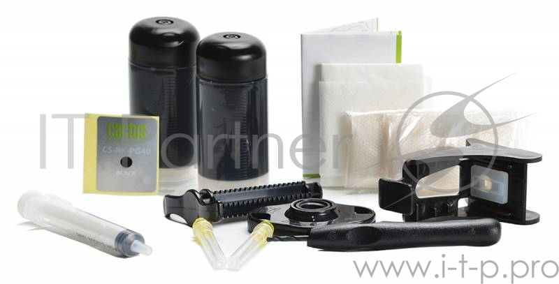 Заправочный набор Cactus CS-RK-PG40 черный 60мл для Canon MP150/MP160/MP170/MP180/MP210