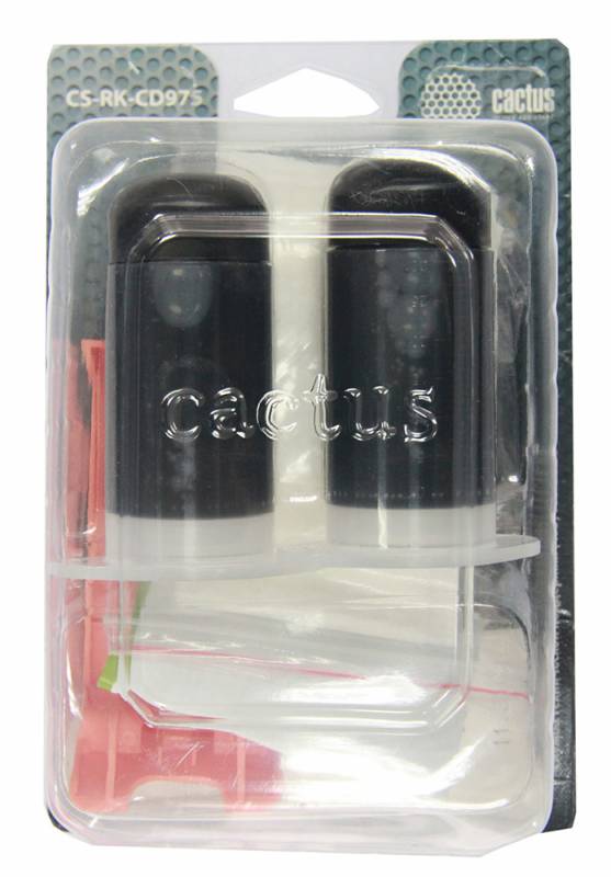 Заправочный набор Cactus CS-RK-CD975 черный 2x30мл для HP OJ 6000/6500/7000/7500