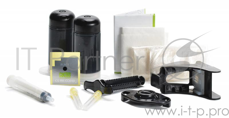 Заправочный набор Cactus CS-RK-CC640 черный 60мл для HP DJ D1663/D2563/D2663/D5563