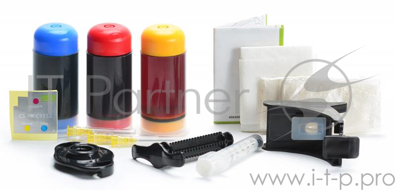 Заправочный набор Cactus CS-RK-C9352 цветной (3x30мл) HP DeskJet 3920/3940/D1360/D1460/D1470/D1