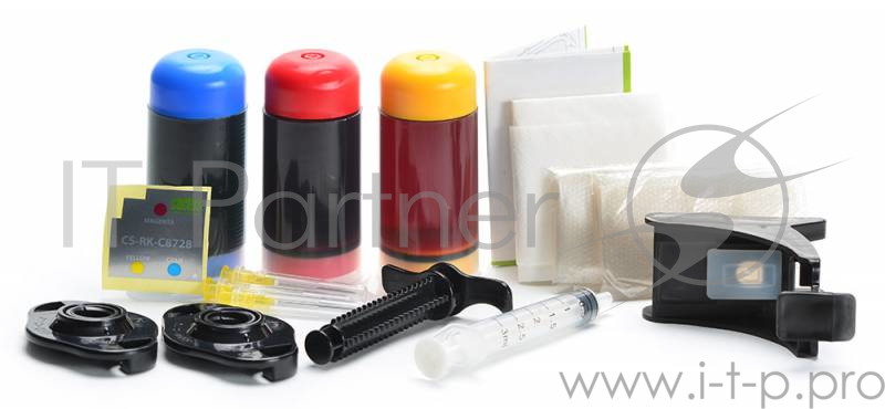 Заправочный набор Cactus CS-RK-C8728 многоцветный90мл для HP DJ 3320/3325/3420/3425/3520/OJ 4105