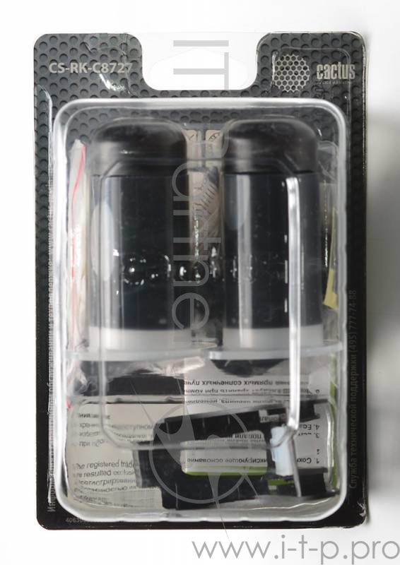 Заправочный набор Cactus CS-RK-C8727 черный (2x30мл) HP DeskJet 3320/3325/3420/3425/3520/3535