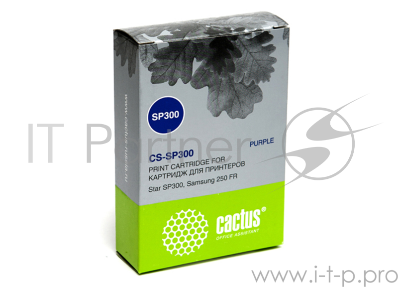 Картридж ленточный Cactus CS-SP300 фиолетовый для Samsung Star SP300/250 FR