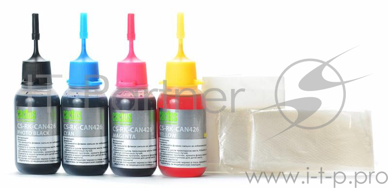 Заправка для ПЗК Cactus CS-RK-CAN426 многоцветный 4x30мл для Canon Pixma iP4840