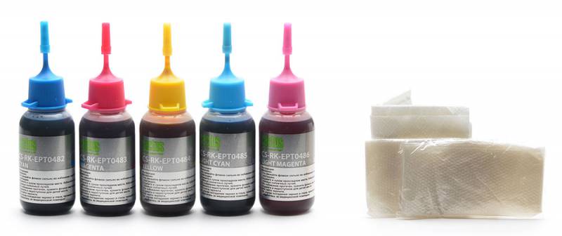 Заправка для ПЗК Cactus CS-RK-EPT0482-6 многоцветный 20мл для Epson St R200