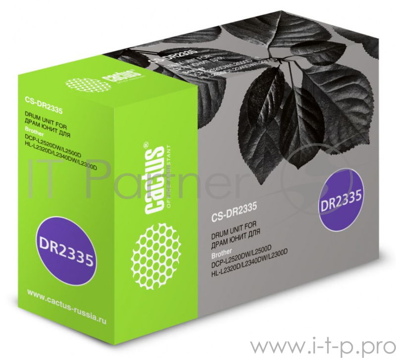 Фотобарабан (Drum) Cactus CS-DR2335 ч/б.печ.:12000стр для DCP L2500/ L2520, HL L2300/ L2340