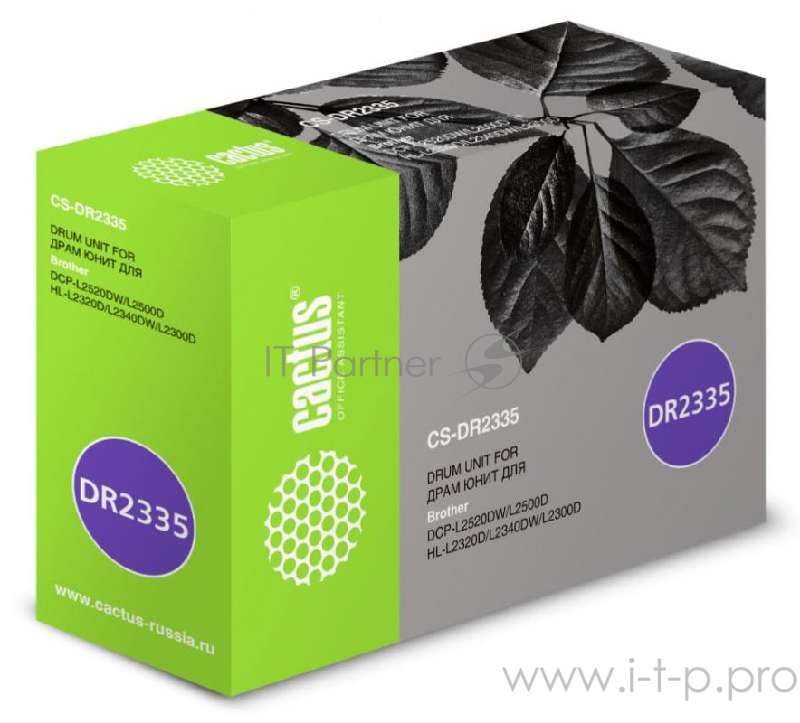 Фотобарабан (Drum) Cactus CS-DR2335 ч/б.печ.:12000стр для DCP L2500/ L2520, HL L2300/ L2340