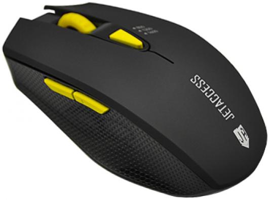Беспроводная мышь Jet.A Comfort OM-U60G чёрная (800/1200/1600dpi, 5 кнопок, USB)