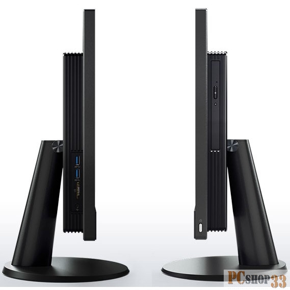 Моноблок Lenovo V510z 10NQ003TRU (Core i3 7100T-3.40ГГц, 4ГБ, 1000ГБ, HDG, DVDRW, LAN, WiFi, BT, WebCam, 23.0 1920x1080, W10 Pro) + клавиатура + мышь