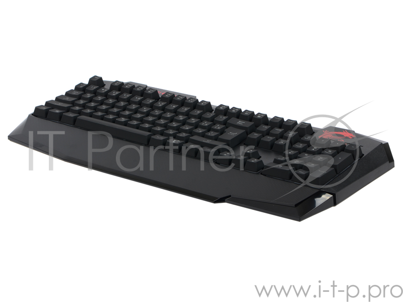 Клавиатура MSI Vigor GK40 RU Gaming Keyboard with Mechanical like feel, 16.8M RGB lighting effects