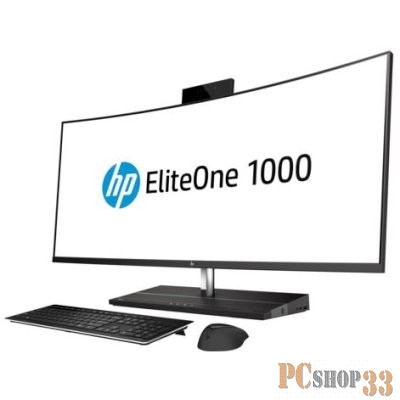 Моноблок HP EliteOne 1000 G1 2LU06EA (Core i5 7500-3.40ГГц, 8ГБ, 256ГБ SSD, HDG, LAN, WiFi, BT, 34.0 3440x1440, W10 Pro) + клавиатура + мышь