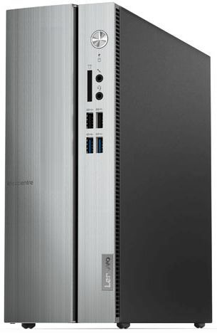 ПК Lenovo IdeaCentre 510S-07ICB SFF Cel G4900 (3.1)/4Gb/SSD128Gb/UHDG 610/Free DOS/GbitEth/серебрист