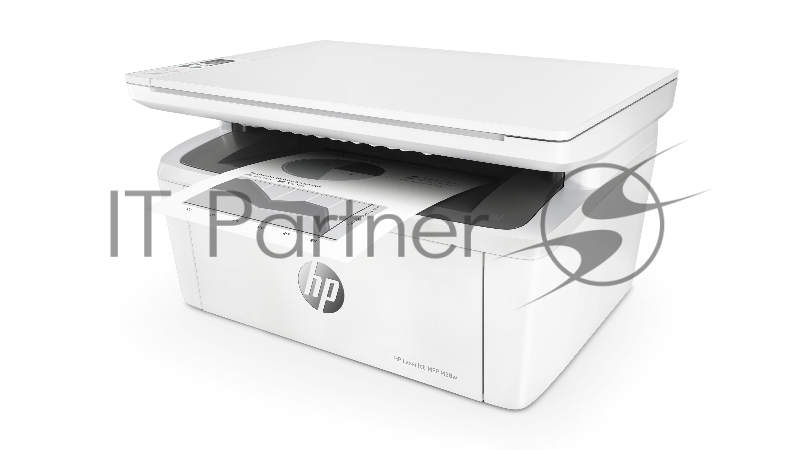 МФУ HP LaserJet Pro MFP M28w A4, лазерный, принтер + сканер + копир, ЖК, белый (USB2.0, WiFi)
