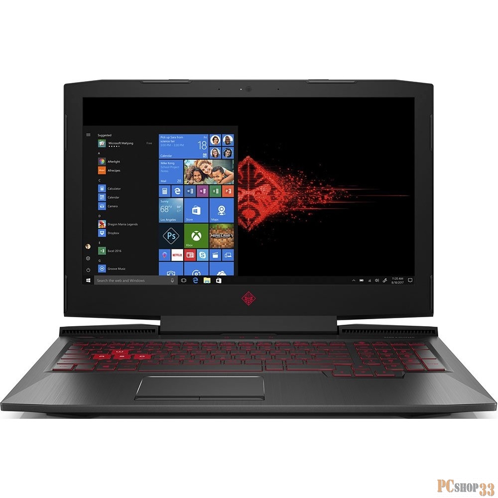 Ноутбук HP Omen 17-an107ur Core i5 8300H/8Gb/1Tb/DVD-RW/nVidia GeForce GTX 1050 2Gb/17.3/IPS/FHD (1